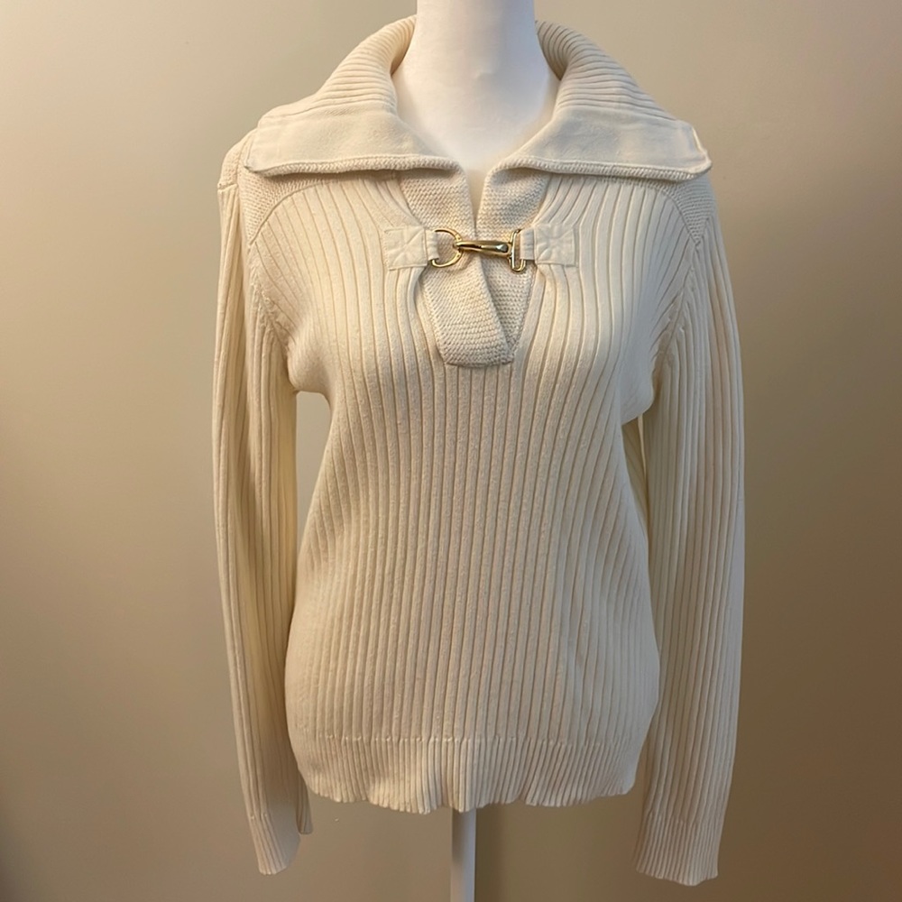 Ralph Lauren Cream Colored Sweater